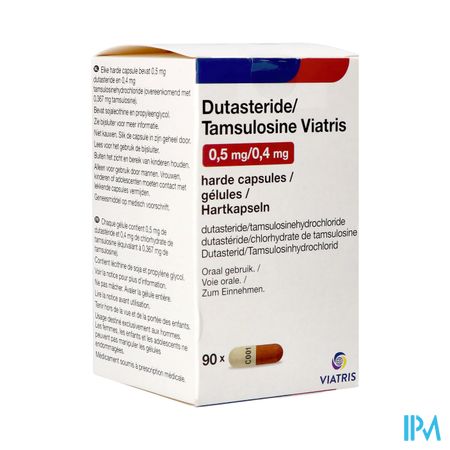 Dutasteride Tamsulosine Viatris 0,5mg/0,4mg Caps90