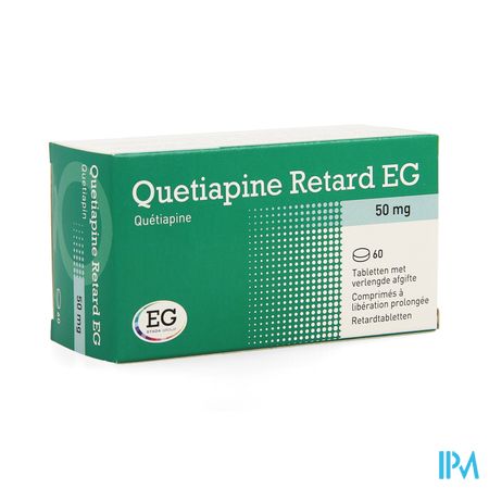 Quetiapine Retard EG 50Mg Verl.Afgifte Tabl  60