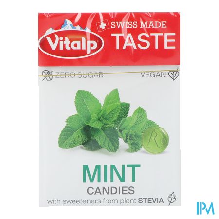 Vitalp Snoepje Munt Z/suiker Stevia 25g 1