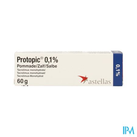Protopic 0,1 % Pommade-zalf 60g 2