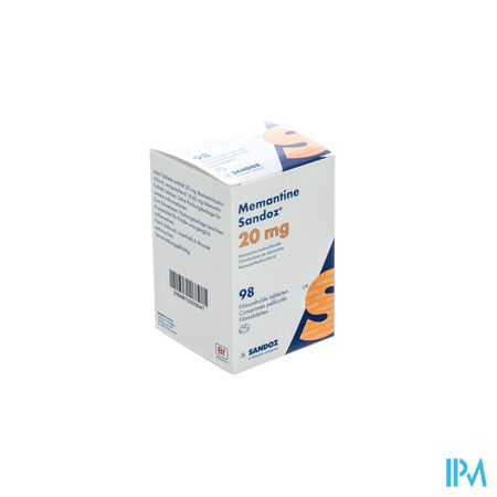 Memantine Sandoz 20mg Filmomh Tab 98 X 20mg 1