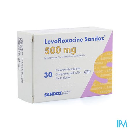 Levofloxacine Sandoz Comp 30 X 500mg