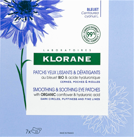 Klorane Gezicht Korenbl.bio Patch Gladm.hydrog.7x2 2
