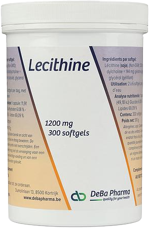 Lecithine Caps 300x1200mg Deba 4