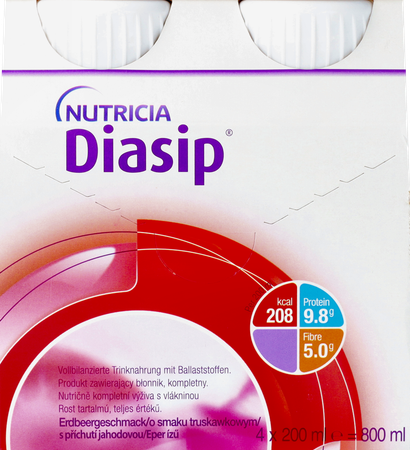 Diasip Fraise Bouteille 4x200ml 3