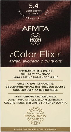 Apivita My Color 5.4 Light Brown Copper 2 1