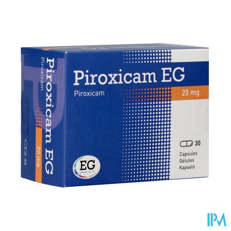 Piroxicam EG Gelules 30X20Mg