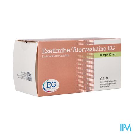 Ezetimibe/Atorvastatine EG 10Mg/10Mg Comp Pell 100