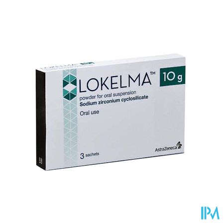 Lokelma 10g Pdr Pour Susp Orale Sach 3