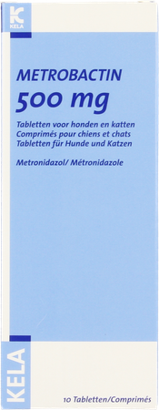 Metrobactin 500mg Hond Kat Comp 10 3