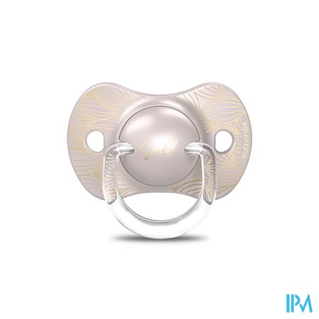 Suavinex Gold Soother Silicone Revers. 6-18m Grey 2