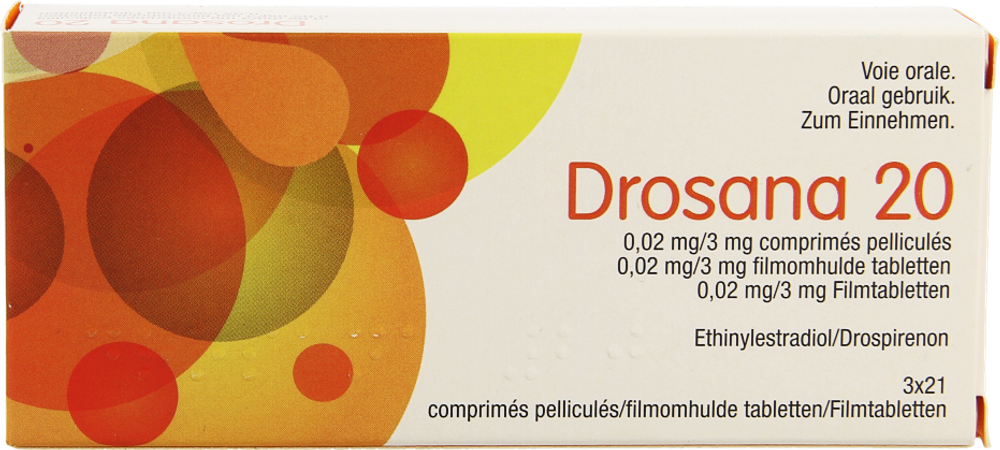 Drosana 20 0,02mg/3mg Filmomh Tabl 3 X 21 1
