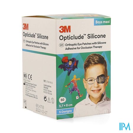 Opticlude 3m Silicone Eye Patch Boy Maxi 50
