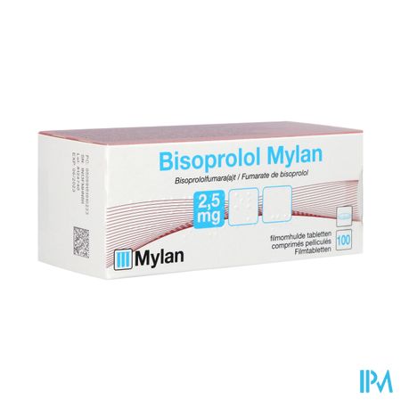 Bisoprolol Viatris 2,5mg Comp Pell 100