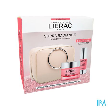 Lierac Koffertje Supra Radiance Cr50ml+ogen15ml+et