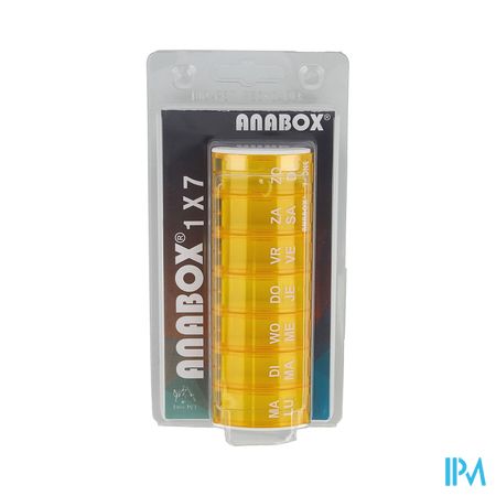 Anabox Pilulier Semaine Orange