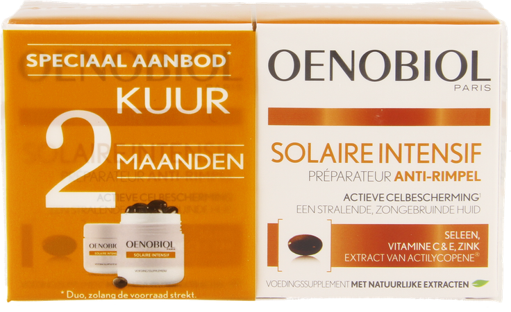 OENOBIOL SOLAIRE INTENSIF KUUR ANTI-RIMPEL 2x30 CAPS 2