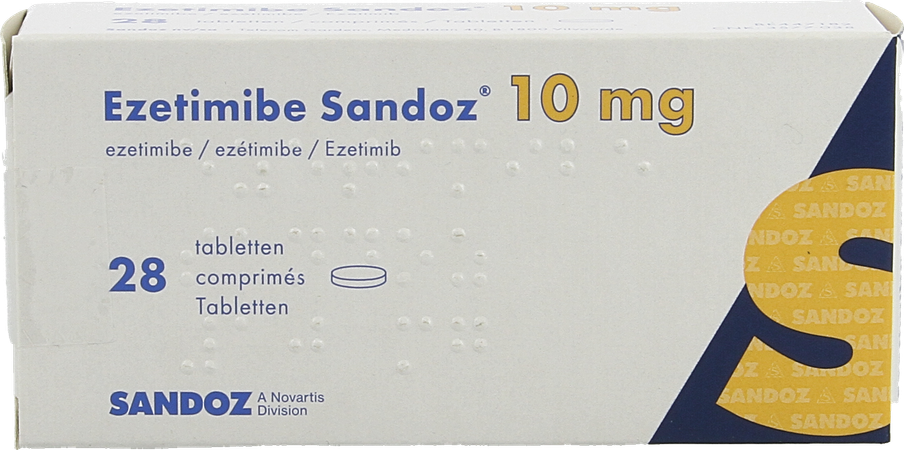 Ezetimibe Sandoz 10mg Comp 28 X 10mg 2