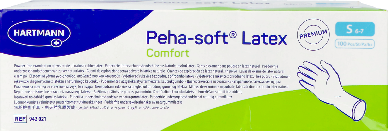 Peha Soft Handschoen Latex Comfort S 100 942021 5
