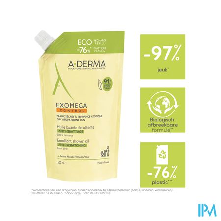 Aderma Exomega Control Wasolie Emol. Refill 500ml 13