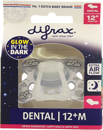 Difrax Fopspeen Dental +12m Nacht 4
