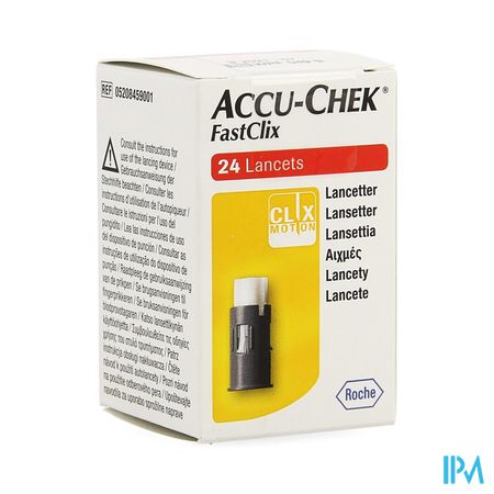 Accu Chek Mobile Fastclix Lancets 4x6 5208459001