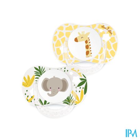 Luc&lea Duo Fopspeen Fysio 0-6m Zomer Ring 3