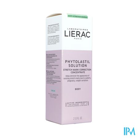 Lierac Phytolastil Solute Z/parabeen Pompfl 75ml