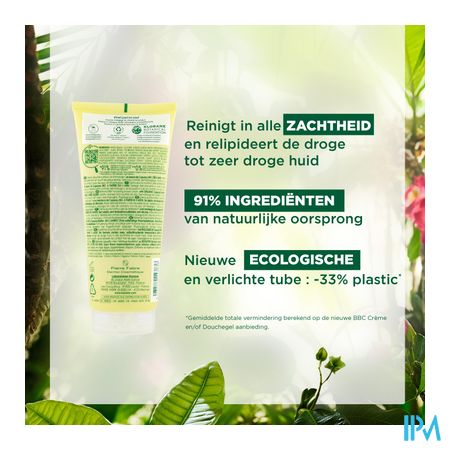 Klorane Lichaam Douchecr Amandelmelk 200ml 6