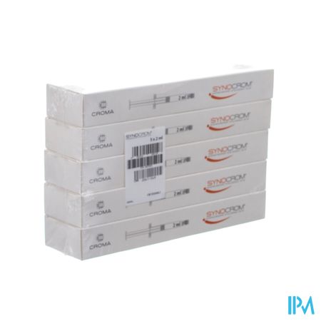 Synocrom Sol Ster Inj.intra Artic. Seringue 5x2ml