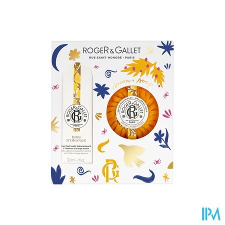 Roger&gallet Kerstset Bois Orange 30ml + Zeep 100g