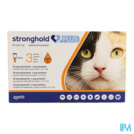 Stronghold Plus 30mg/ 5mg Sol Spot On Kat 3 1