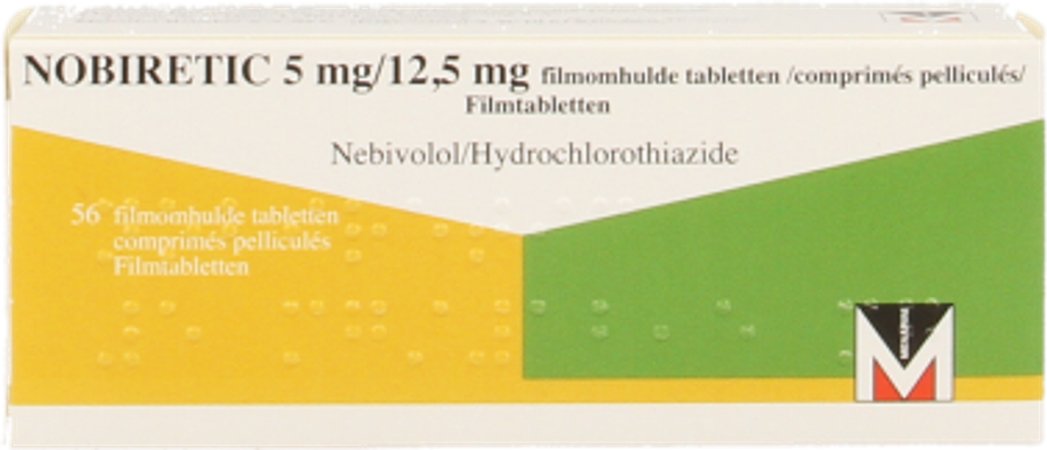 Nobiretic 5mg/12,5mg Comp 56 3