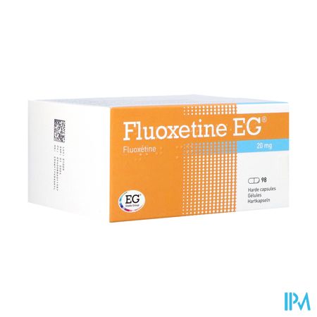 Fluoxetine Eg 20mg Pi Pharma Caps Hard 98x20mg Pip