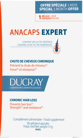 Ducray Anacaps Expert Progres. Haarutival Caps 90 5