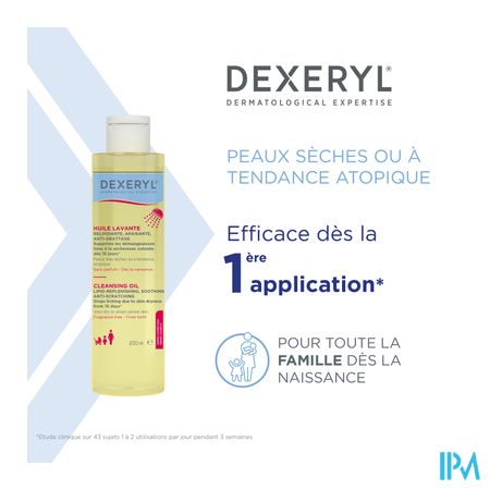 Dexeryl Huile Lavante Fl 200ml 9