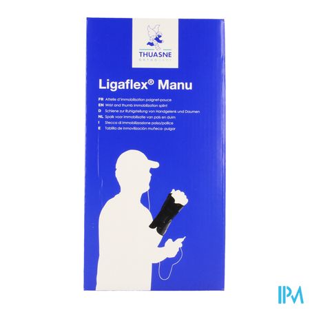 Ligaflex Manu Pols Rechts Zwart T2 1