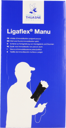 Ligaflex Manu Pols Rechts Zwart T2 1