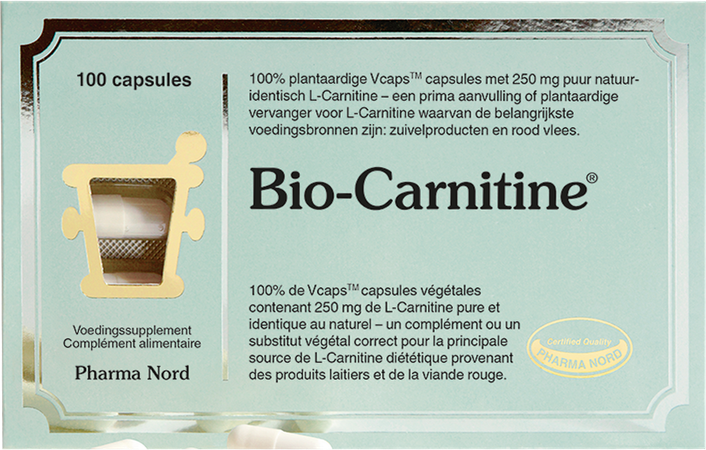 Bio-carnitine 250mg V-caps 100 1