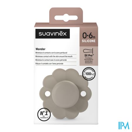 Suavinex Wonder Soother Sili.rev.0-6m Gray Clouds 1