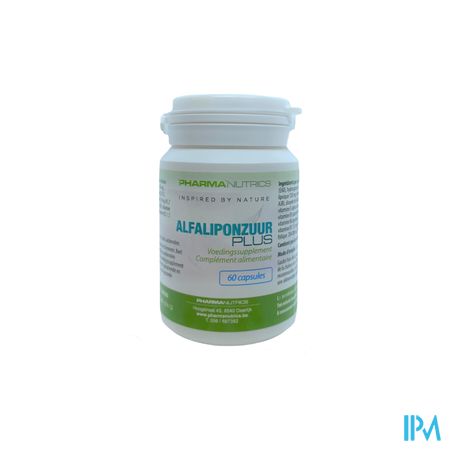 Alfa Liponzuur Plus V-caps 60 Pharmanutrics