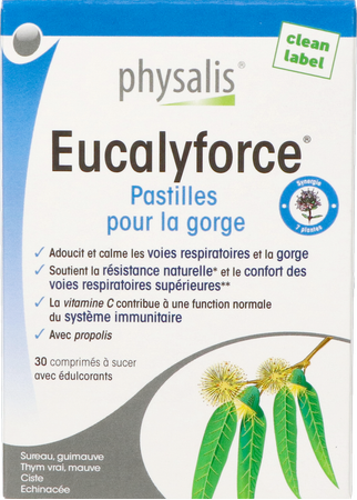 Physalis Eucalyforce Keelpastilles 30 5