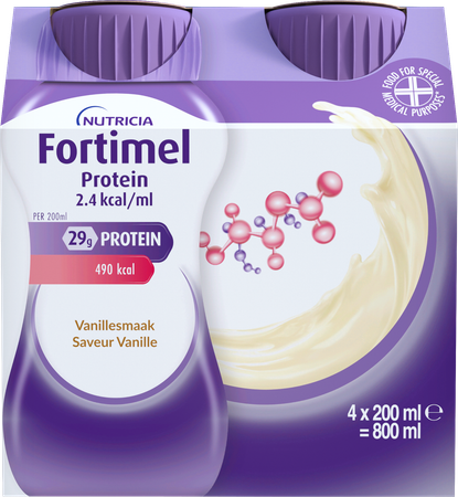 Fortimel Protein 2.4kcal Vanille 4x200ml 4