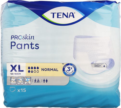 Tena Proskin Pants Normal Extra Large 15 1