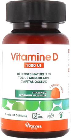 Vitavea Sante Vitamine D 1000 Ui Gommes 30 1