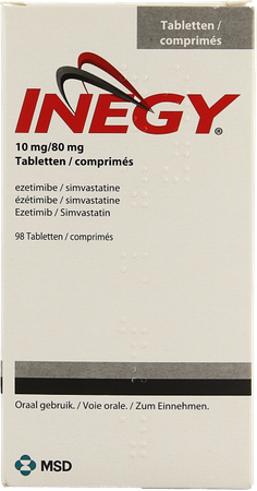 Inegy 10/80mg Comp 98 2