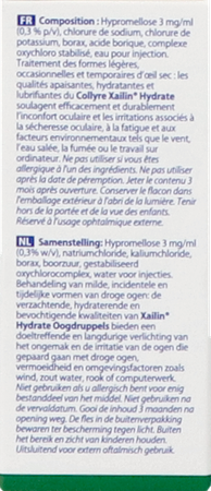 Xailin Hydrate Hypromellose 0,3% Fl 10ml 4