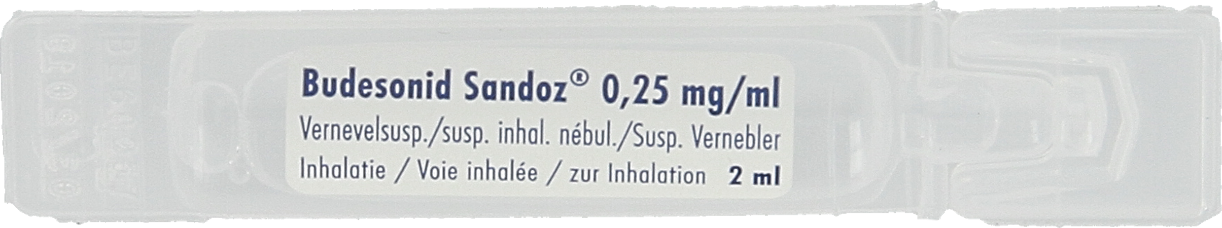 Budesonid Sandoz 0,25mg/ml Vernevelsusp 4x5 Amp 3