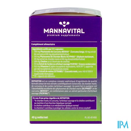 Mannavital Heparton V-caps 60 5