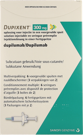 Dupixent 300mg Opl Inj Voorgev.spuit 2x3 150mg/ml 1